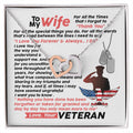 Veteran'S Wife - Interlocking Heart Necklace Interlocking Hearts Necklace