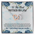 Interlocked Heart Neckless - For Mother In Law Interlocking Hearts Necklace
