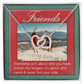 Best Friend Necklace Bff Necklace Best Friend Gift Bff Jewelry Friends Forever Present Quotes Interlocking Heart Necklace Interlocking Hearts Necklace