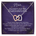 Mom I Am So Blessed Limited Edition Interlocking Hearts Necklace