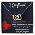 Best Valentine'S Day Gift For Her Interlocking Hearts Necklace