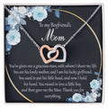 Interlocking Hearts To My Boyfriend’S Mom You’Ve Given Me A Gracious Man With Whom I Share My Life Interlocking Hearts Necklace