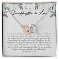 To My Granddaughter-In-Law Gift I Wanted To Tell You Interlocking Hearts Necklace