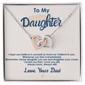 Collection Daughter - My Little Princess - Interlocking Hearts Necklace