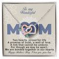 Sons ! Perfect Mother'S Day Gift - Unique Necklace Interlocking Hearts Necklace