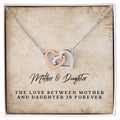 Mother & Daughter - Forever Love Necklace Interlocking Hearts Necklace