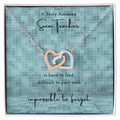 Gift For Swim Teacher Swim Teacher Appreciation Gift A Truly Amazing Swim Teacher Gift Interlocking Hearts Necklace
