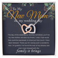 To My New Mom Interlocking Hearts Necklace