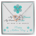I Love You Mom 1 - Spark Romance With This Necklace Interlocking Hearts Necklace