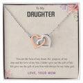 Gift For Daughter From Mom Daughter Mother Necklace Daughter Gift From Mom To My Daughter Daughters Birthday Unique Grown Up Daughter Interlocking Hearts Necklace