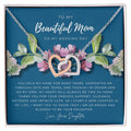 Mother Of The Bride Necklace Jewelry Gift From Bride To Mom Gift From Daughter On Wedding Day Gift For Mother On Wedding Day Interlocking Hearts Necklace