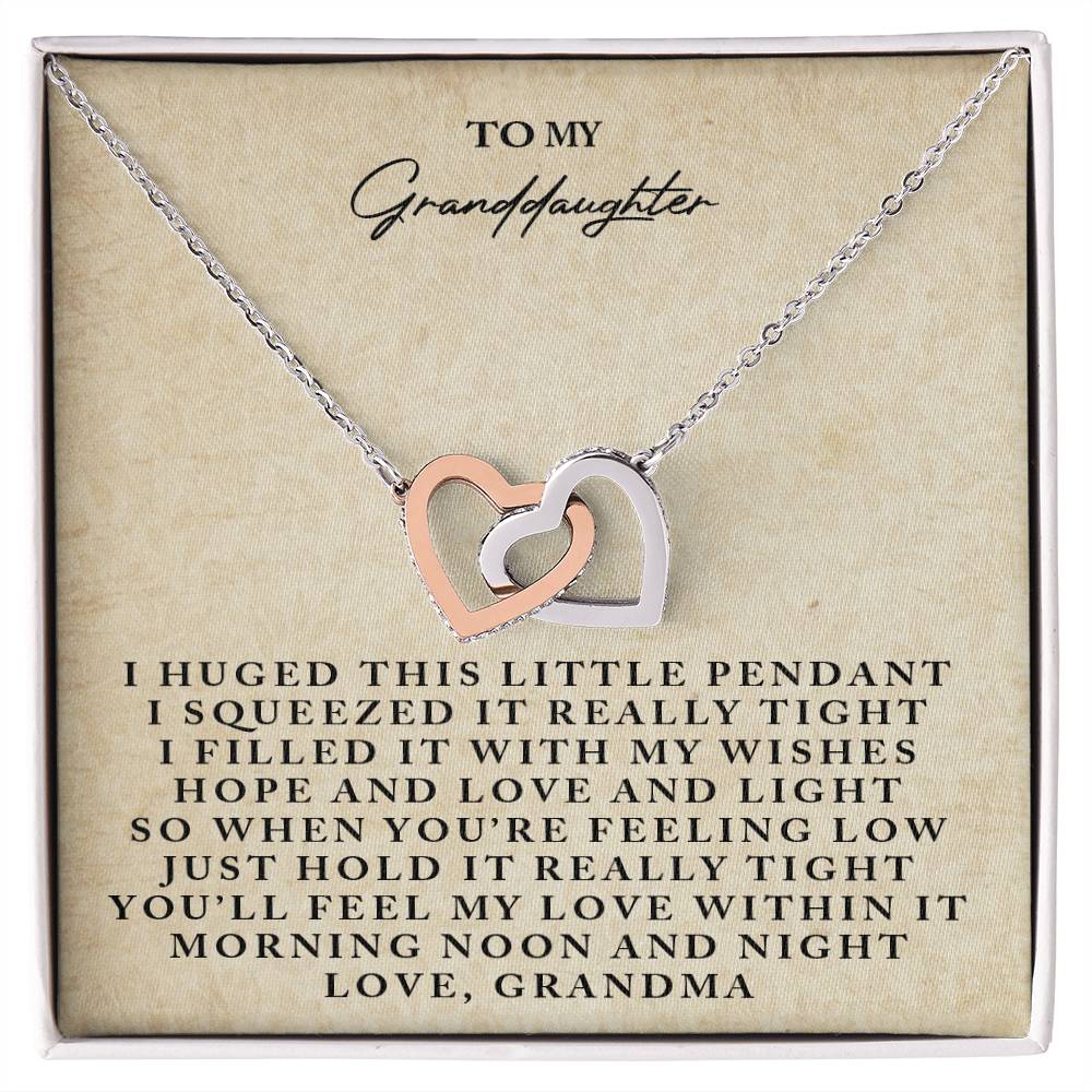 Give Her The Gift She Will Always Remember💝 - Interlocking Necklace Interlocking Hearts Necklace