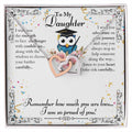 To My Daughter Necklace From Mum To Daughter Necklace For Daughter Birthday Birthday Necklace Birthday Gifts Gift For Daughter Interlocking Hearts Necklace