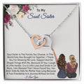 Soul Sister Gifts Sister - Necklace Interlocking Hearts Necklace