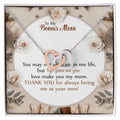 Gift For Bonus Mom - Loving Me As Your Own - The Interlocking Heart Necklace Interlocking Hearts Necklace