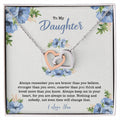Loved More Than You Know Interlocking Hearts Necklace
