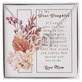 To My Daughter - Through My Eyes - Necklace Interlocking Hearts Necklace