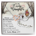 Lovely Daughter Winnie The Pooh Necklace Interlocking Hearts Necklace