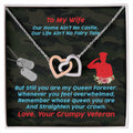 Veteran'S Wife - Interlocking Heart Necklace Interlocking Hearts Necklace