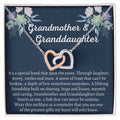 Grandmother & Granddaughter Interlocking Hearts Necklace