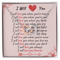 I Will Love You - Spark Romance With This Necklace Interlocking Hearts Necklace
