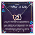 To My Mother In Law - You'Re A Special Woman - Necklace Interlocking Hearts Necklace