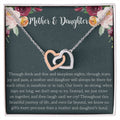 Mother & Daughter Necklace Interlocking Hearts Necklace