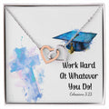 Interlocked Heart Neckless - Graduation Day Interlocking Hearts Necklace