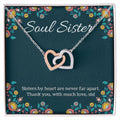 Soul Sister - Interlocking Hearts Necklace