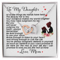 Gift For Daughter- Interlocking Heart Necklace Interlocking Hearts Necklace
