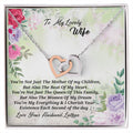 Love Your Husband Lathan Interlocking Hearts Necklace