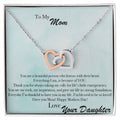 Mother'S Day Listen With Your Heart - Interlocking Hearts Necklace