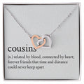 Definition Of A Cousin Necklace Interlocking Hearts Necklace