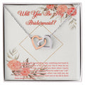 Interlocking Hearts Bridesmaid Necklace Gift Perfect Us Gifts Interlocking Hearts Necklace