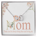 Mom Necklace Interlocking Hearts Necklace