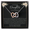 Daugther Wedding Interlocking Hearts Necklace