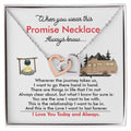 Camping Girl - Interlocking Heart Necklace Interlocking Hearts Necklace