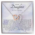 Pregnancy Gift For Daughter Baby Shower Gift Mom To Be Gift Expecting Mom Gift Pregnant Daughter Gift From Mom Interlocking Hearts Necklace
