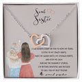 Soul Sister - Joined Hearts Necklace Interlocking Hearts Necklace