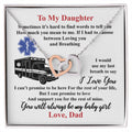 Gift For Daughter - Interlocking Heart Necklace Interlocking Hearts Necklace