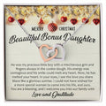 I Welcome You Into Our Fammily Interlocking Hearts Necklace