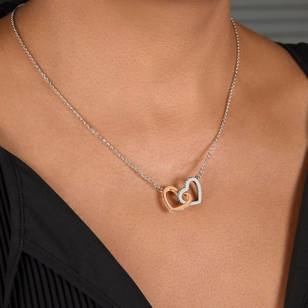 Trucker'S Girlfriend - Interlocking Heart Necklace Interlocking Hearts Necklace