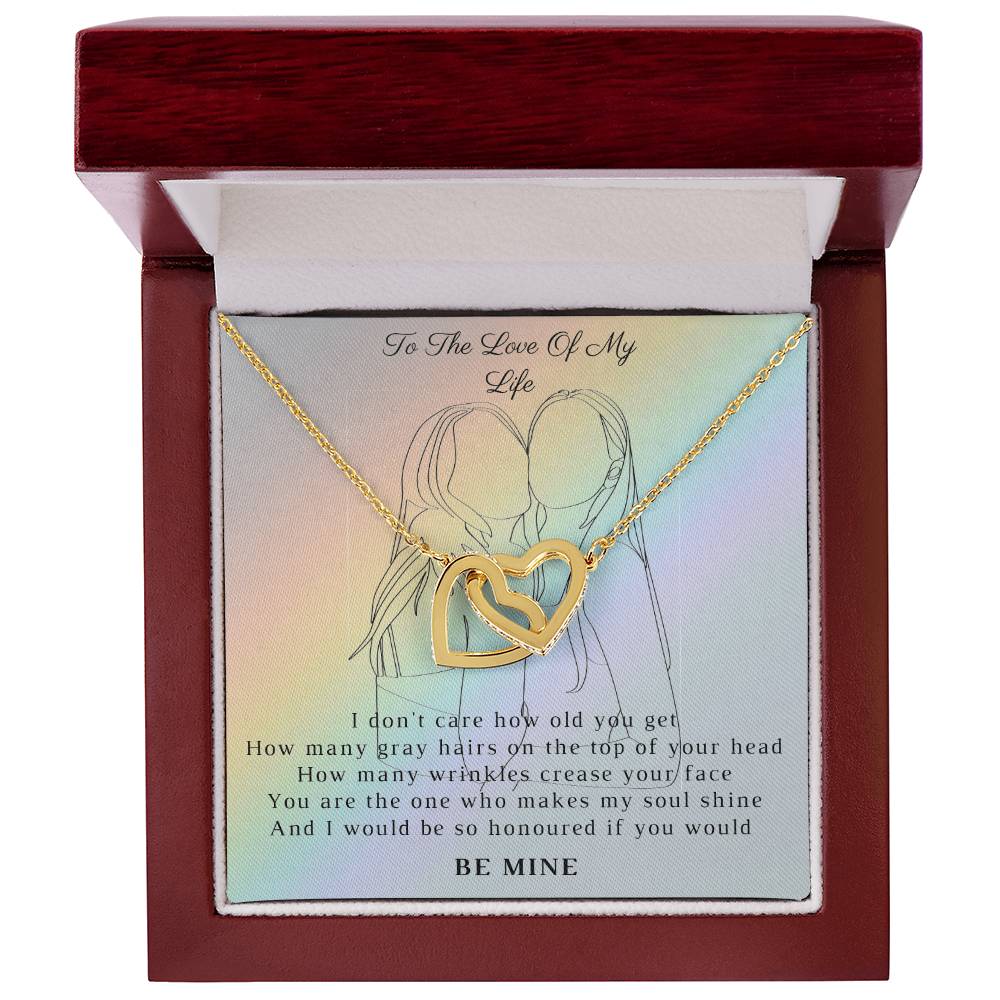Love Of My Life Interlocking Heart Necklace Interlocking Hearts Necklace
