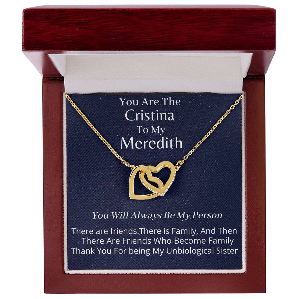 To My Person Nurse Week Special Interlocking Hearts Necklace