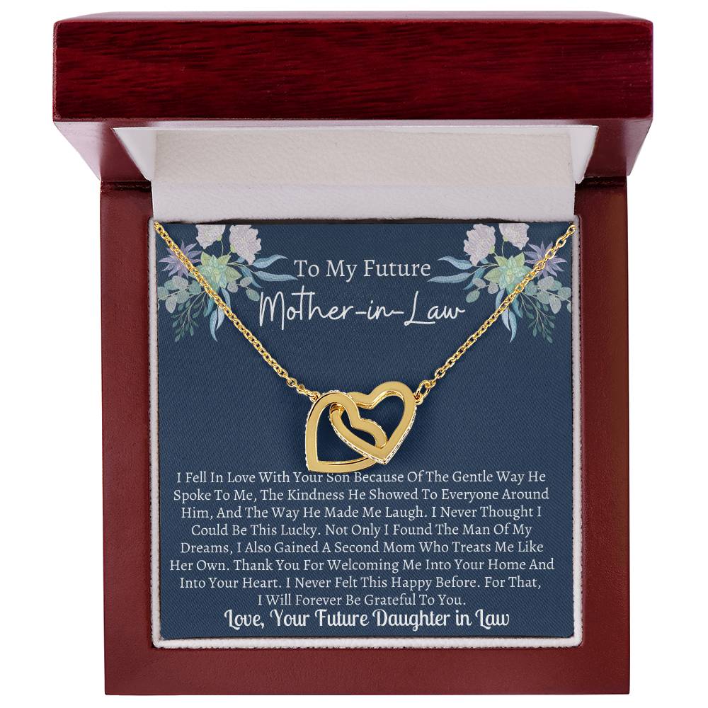 Future Mother In Law Interlocking Hearts Necklace