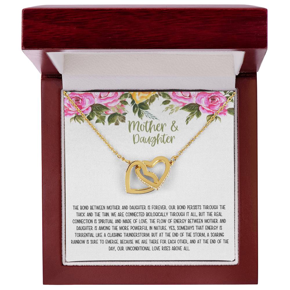 Mother Daughter Gift Necklace Mother'S Day Gift Gifts For Mom Mom Necklace Interlocking Hearts Necklace