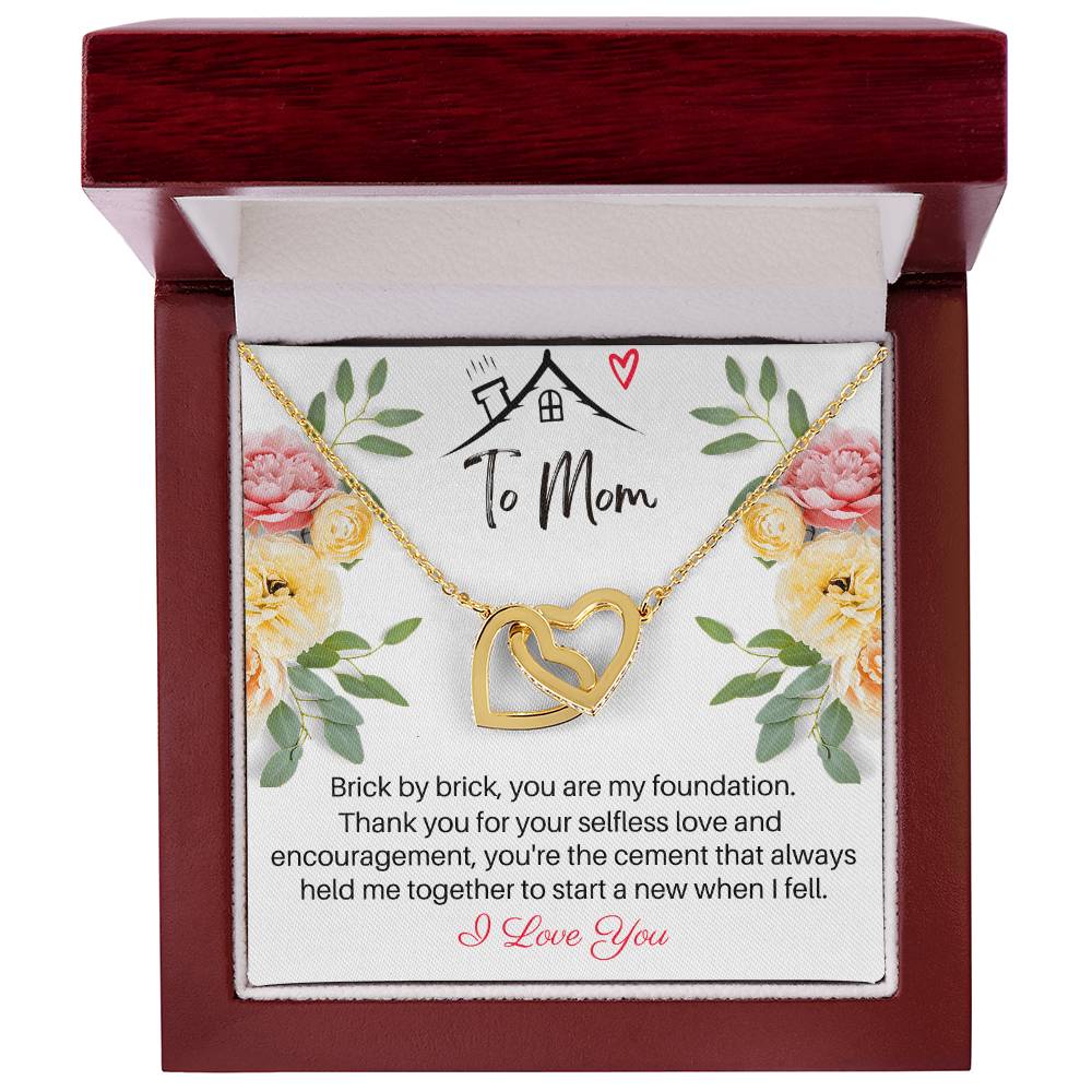 Perfect Necklace For Mom On Any Occasion Interlocking Hearts Necklace