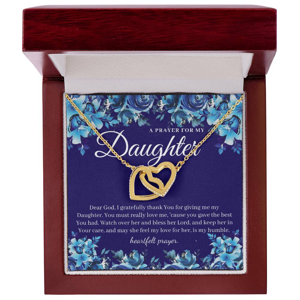 A Prayer For My Daughter - Interlocking Heart Necklace Interlocking Hearts Necklace