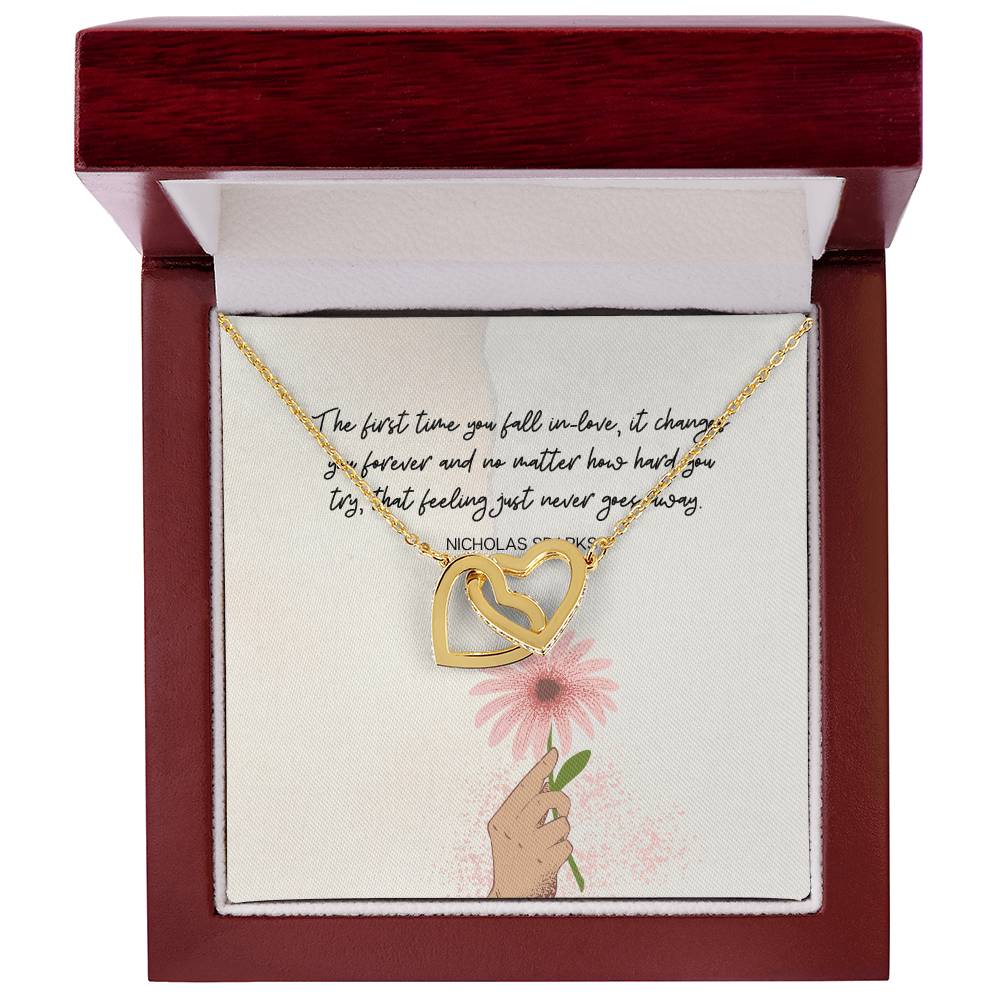 Daughter Interlocking Hearts Necklace