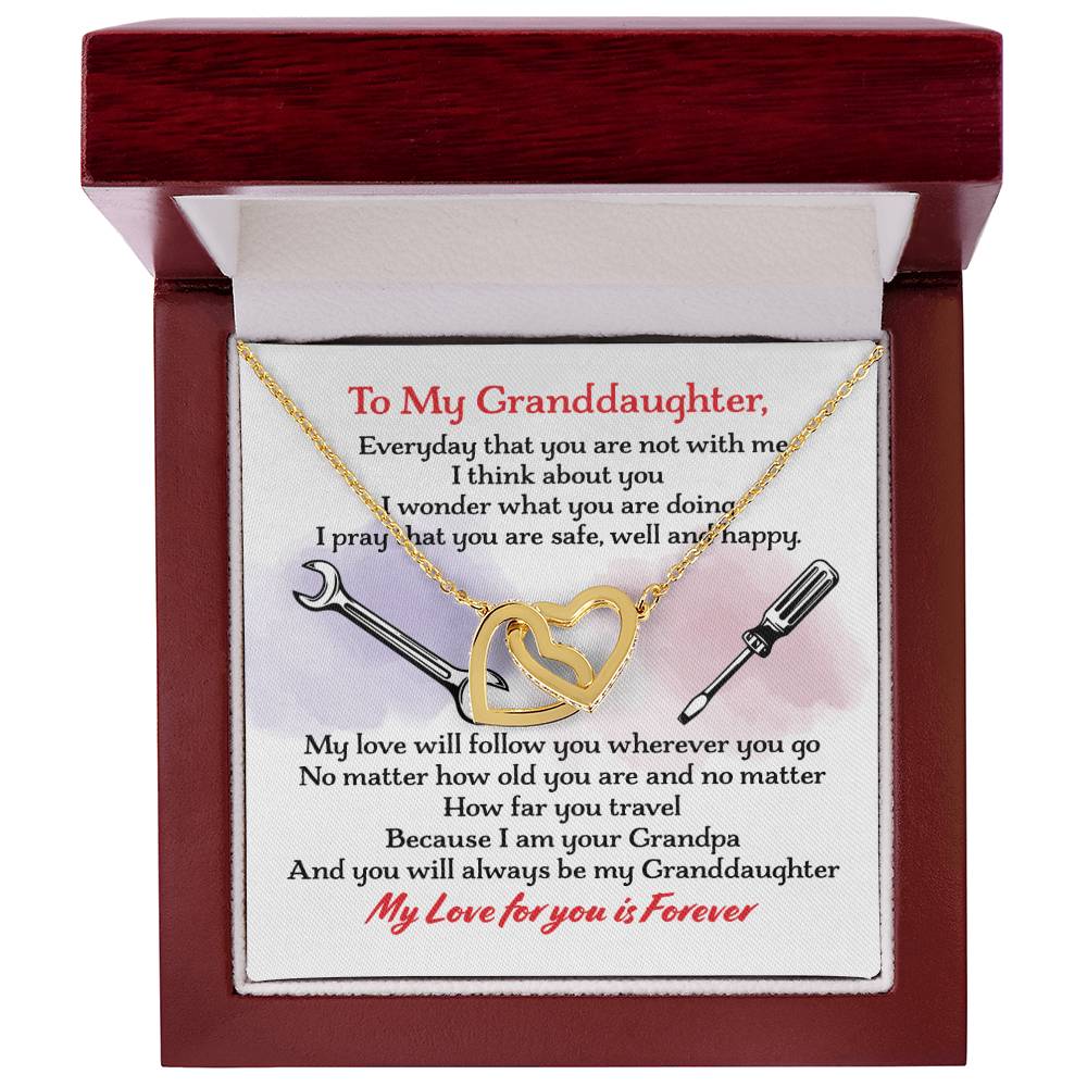 Mechanic'S Granddaughter - Interlocking Heart Necklace Interlocking Hearts Necklace